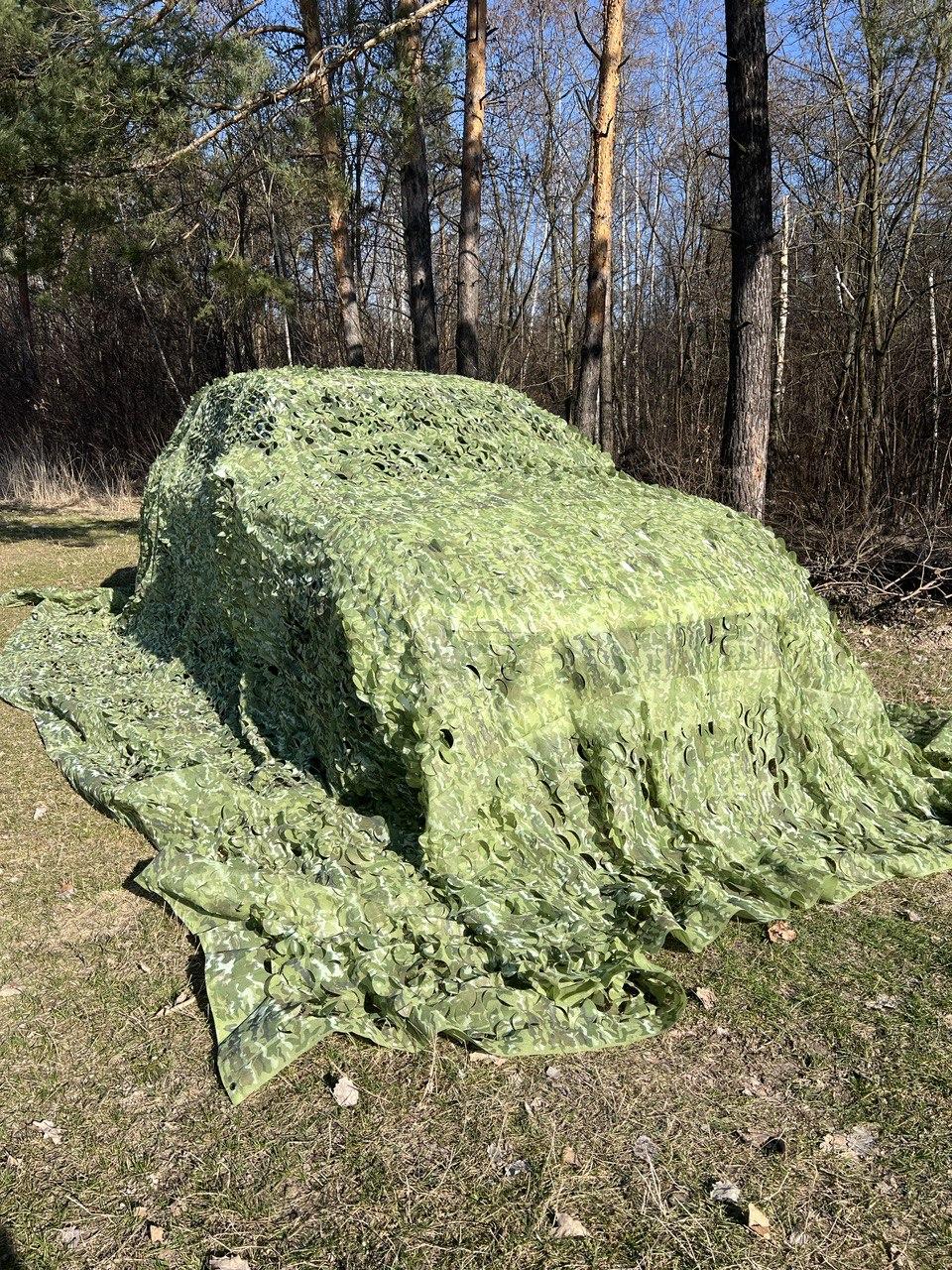 Маскувальна сітка 6х10м зелена Мультикам №1, фото 1