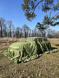 Маскувальна сітка 5х7м зелена Мультикам №1, фото 10