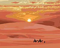 Картина по Номерам Brushme Горячее солнце пустыни