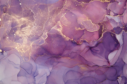 Фотошлях Chameleon Фіолетовий Fluid art 100х100 см