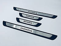 Накладки на пороги Honda Accord 6 1997+ (Y-1 хром-пласт) TAN24
