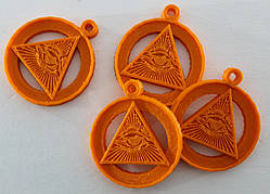 Основа для сережок "Езотерика". Діаметр — 33 мм