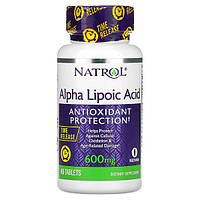 Natrol, Alpha Lipoic Acid 600 мг (45 таб.), альфа-липоевая кислота