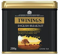 Чай Черный Twinings English Breakfast Tea ж/б 200 г Англия