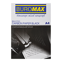 Папір копіювальний Buromax, А4, чорний, 100 л (BM.2701)