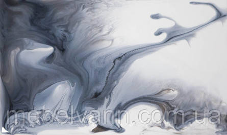 Фотообої Chameleon Сині розводи флюїд 100х100 см, фото 1