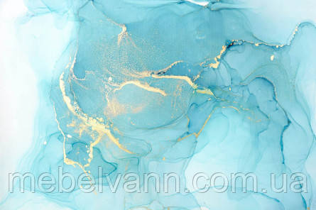 Фотообої Chameleon Світло-блакитний флюїд 100х100 см, фото 1