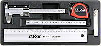 Вклад до інструментальної шафи YATO : вимірювальні інструменти, 5 шт [8]