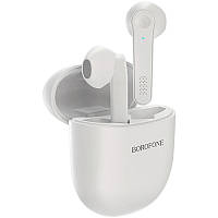 Наушники Bluetooth беспроводные Borofone BE49 с микрофоном White
