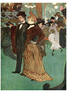 Листівка Henri De Toulouse-Lautrec — At the Moulin Rouge or the Promenade, 1891