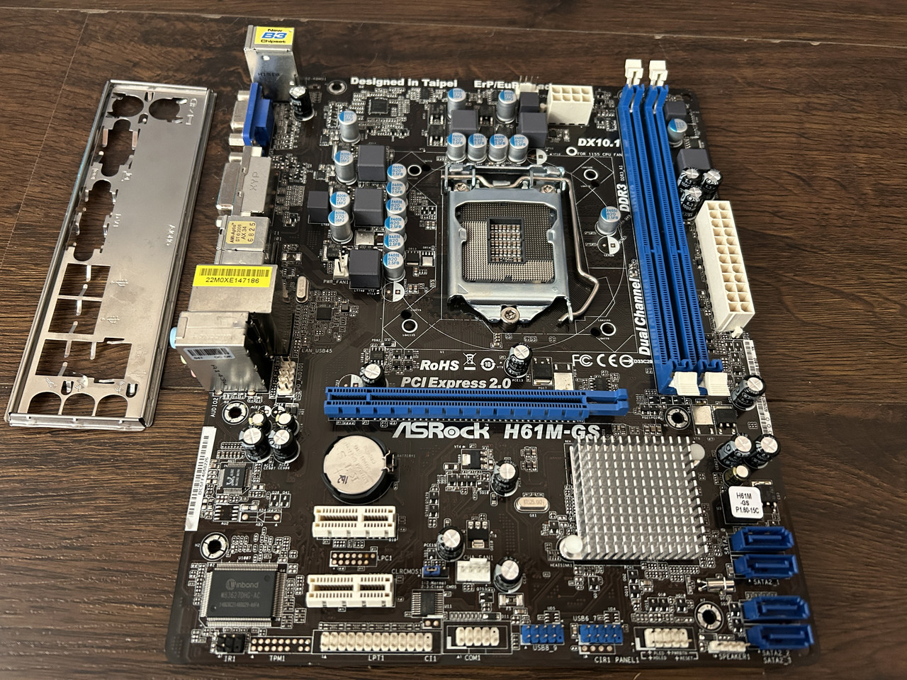 Материнська плата ASRock H61M-GS (s1155, Intel H61)