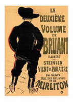 Листівка Henri De Toulouse-Lautrec Aristide Bruant Dans son Cabaret, 1892