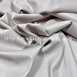 Тканина Шкірзам на трикотажі стрейч однотонний Светло-Бежевий