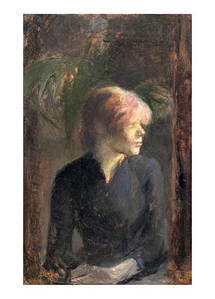 Листівка Henri De Toulouse-Lautrec — Carmen Gaudin, 1885