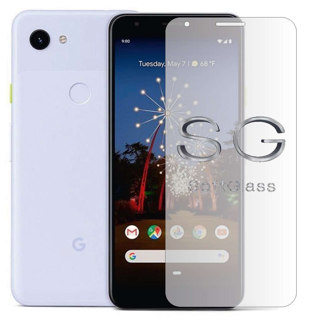 М'яке скло Google pixel 3a xl на екран поліуретанове SoftGlass