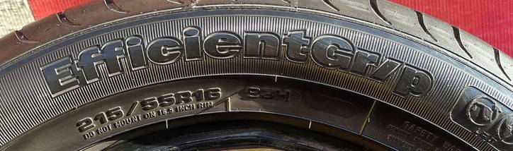 Шини б/ві літні 215/55R16 GOODYEAR EFFICIENT GRIP, фото 6