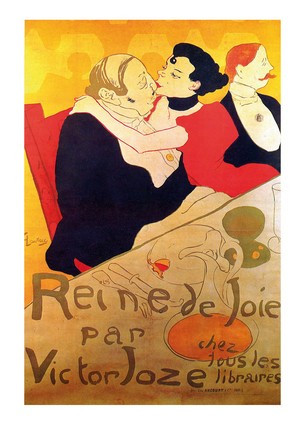 Листівка Henri De Toulouse-Lautrec — Reine de Joie, 1892