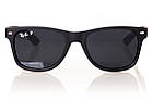 Сонцезахисні окуляри Ray Ban Вайфаеры з поляризацією 2140-901SB матова оправа, фото 3
