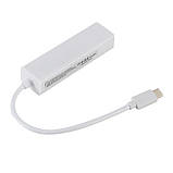 HUB Type-C на 3 USB+RJ45 мережна карта, фото 3