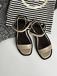 Шкіряні босоніжки оптом, фото 5