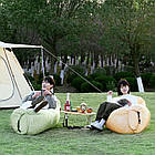 Ламзак-надувний диван Naturehike Air Sofa Camping CNH22DZ022 світло-зелений, фото 3