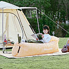 Ламзак-надувний диван Naturehike Air Sofa Camping CNH22DZ022 світло-зелений, фото 5