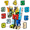 Інтерактивна дитяча іграшка цифри-трансформери розвиває дрібну моторику, уяву та винахідливість, фото 2