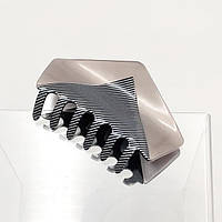 Краб Для Волос П'ятикутник 90х45 мм Французький Пластик Зебра