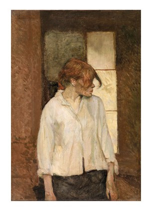 Листівка Henri De Toulouse-Lautrec — A Montrouge - Rosa la Rouge, 1886-1887, фото 1