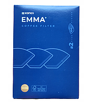 Фильтр бумажный №2 Konos Emma для молотого кофе (100шт.)