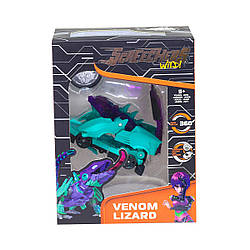 Screechers Wild S4 L1 Веном Лізард Машинка-трансформер ((Дикі Скрічери "Веном Лізард",Venom Lizard)