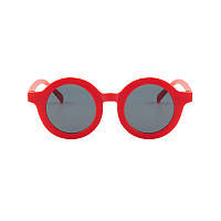 Дитячі сонцезахисні окуляри, круглі червоні