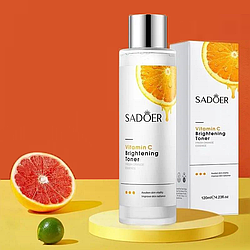 М’ЯТА КОРОБОЧКА! Тонер для сяйва шкіри із вітаміном С Sadoer Vitamin C Moisturizing Essence Water, 120 мл