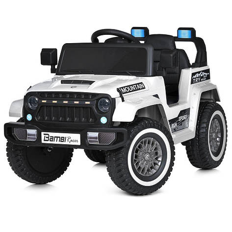 Дитячий електромобіль джип Jeep Wrangler Mountain M 5109EBLR-1 (MP3, SD-карта, USB, мотори 2x30W, акумулятор 12V10AH), фото 1