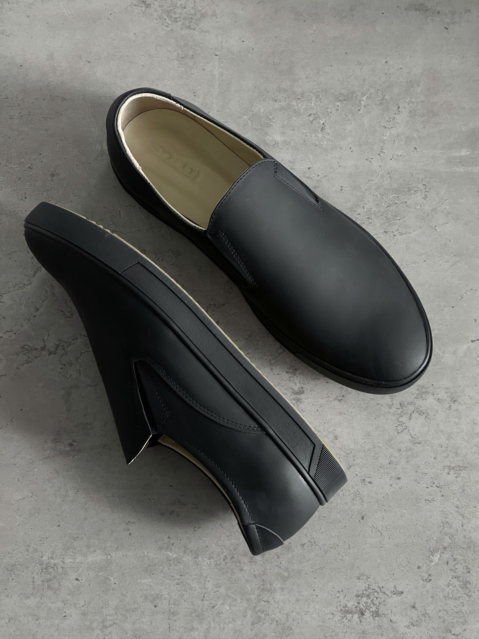 Чорні шкіряні туфлі, фото 1