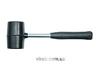 Молоток гумовий VOREL з металевою ручкою, Ø=50 мм, m=410 г [12/60]