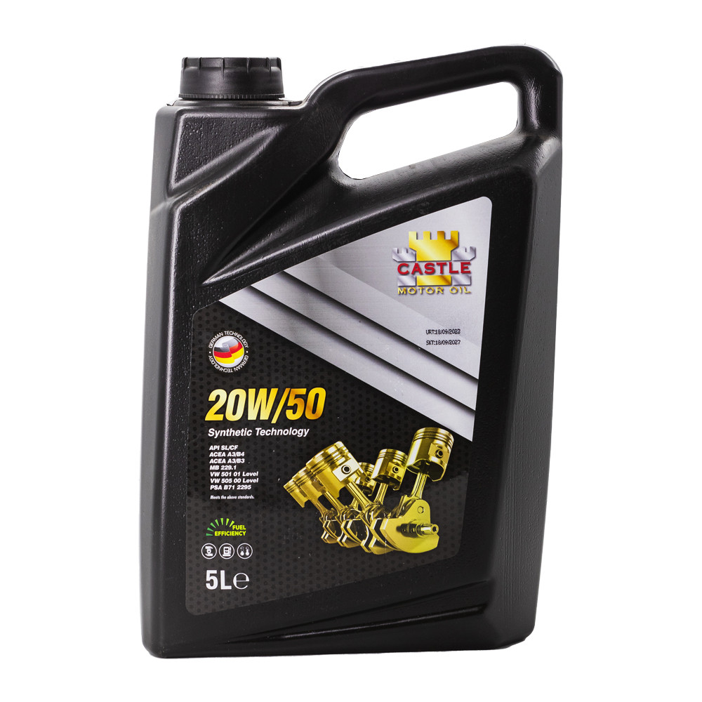 Моторна олива CASTLE MOTOR OILS 20W50 API SL/CF-4 5л