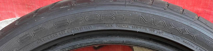 Шини б/ві літні 235/40R18 DUNLOP SP SPORT MAXX, фото 4