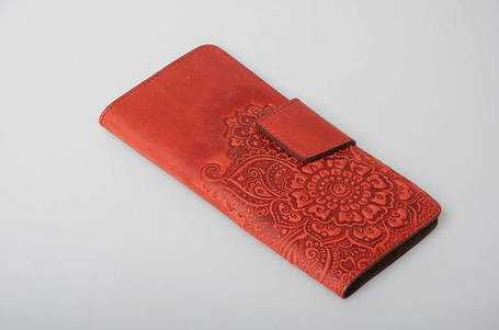 Довгі шкіряні гаманці