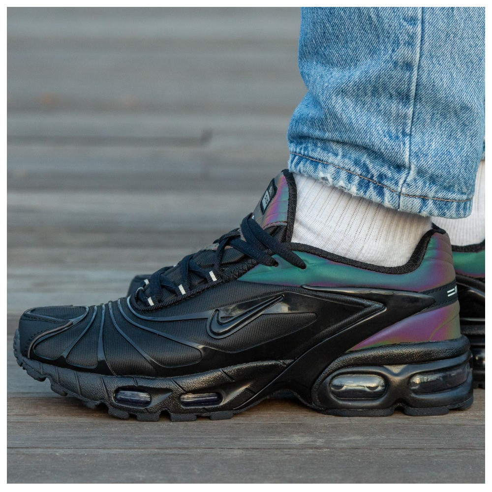 Чоловічі кросівки Nike Air Max Tailwind 5 x Skepta Black Reflective, чорні кросівки найк аір макс скепта тайлвінд аїр, фото 1