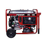 Бензиновий генератор UP GG8200E-3+B+W, потужність 7.0/7.5 кВт, 3-фазний, бензогенератор 7кВт, фото 5