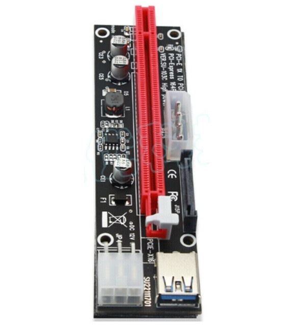 Райзер 6 pin SU-103C USB 3.0 PCI-E 1X - 16X Riser для відеокарт на запчастини або відновлення