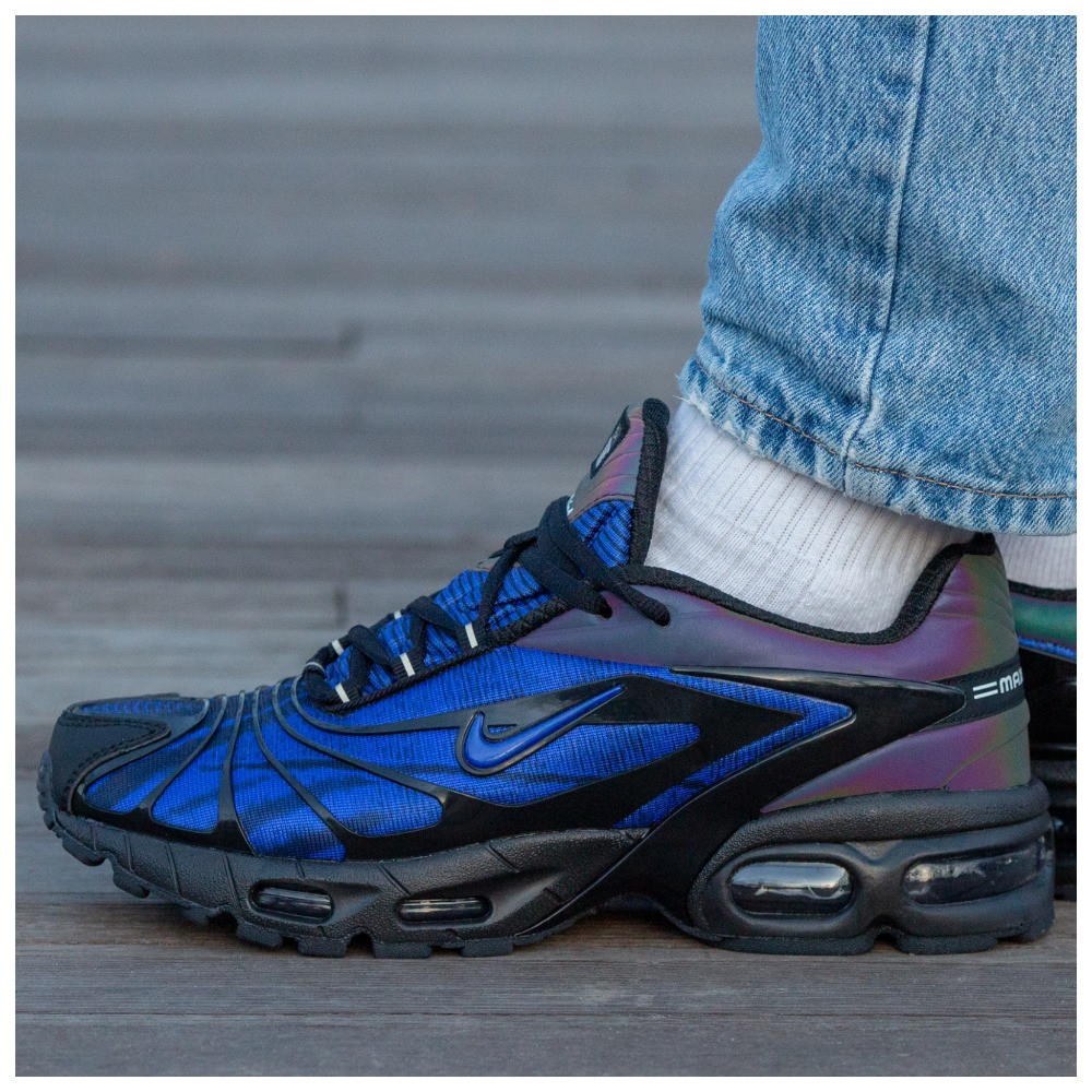 Чоловічі кросівки Nike Air Max Tailwind 5 x Skepta Dark Blue Black, сині кросівки найк аір макс скепта тайлвінд аїр, фото 1