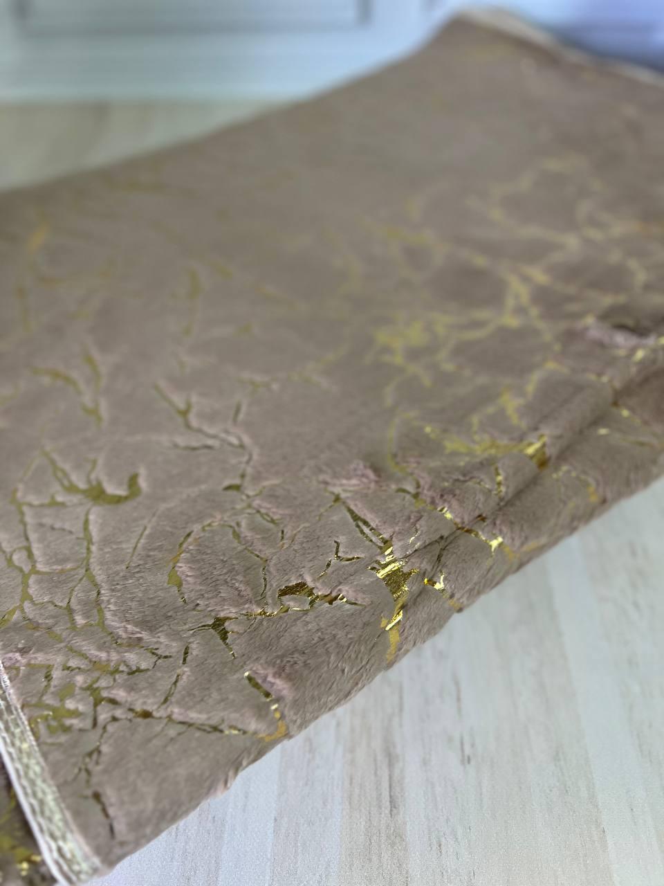 Прикроватный коврик для ног травка золото Ворсистый прикроватный ковер Коврик пушистый в гостинную Пудровый - фото 2 - id-p2143899242