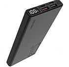Зовнішній акумулятор Power Bank Denmen DP06 - 10000mAh PD20W+QC3.0 чорний, фото 3