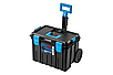 Ящик для інструменту трисекційний на 2 колесах 4 в 1, фото 2
