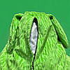 Дитяче Крісло груша 90х60 зелений заєць із вухами, фото 4