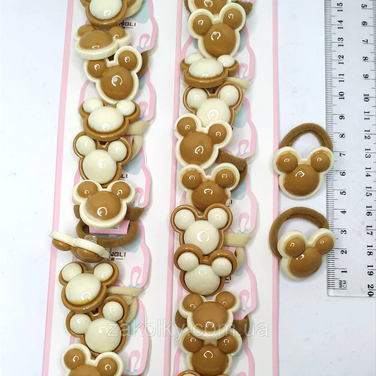 Гумки для волосся дитячі "Мікі Маус".