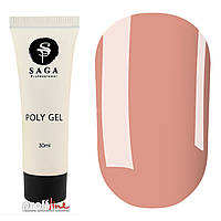 Полигель Saga Poly Gel New №07 персиковый, 30 мл