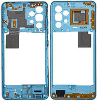 Рамка корпуса Samsung A325 Galaxy A32 4G синяя Awesome Blue